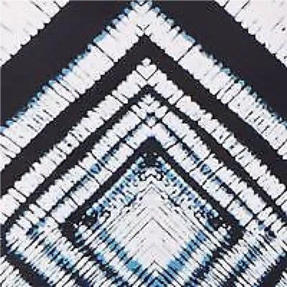 Island Escape Strappy Back Tankini Top in Black/Blue - Picture 10 of 11